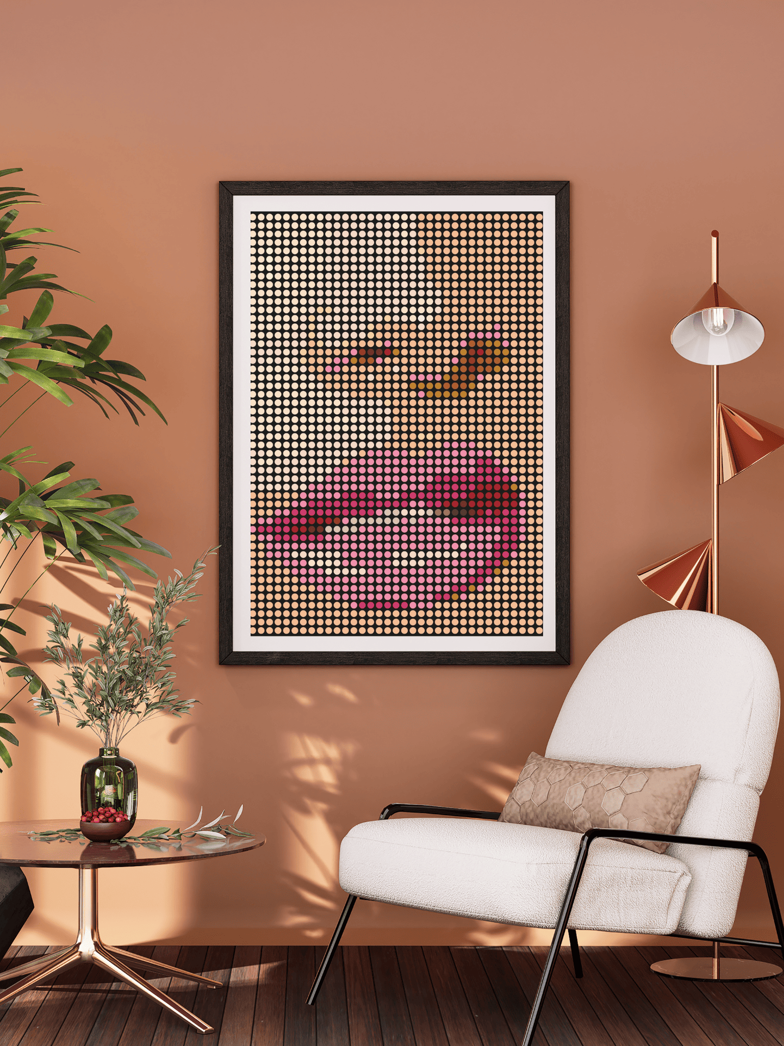 Pink Lips and Nose