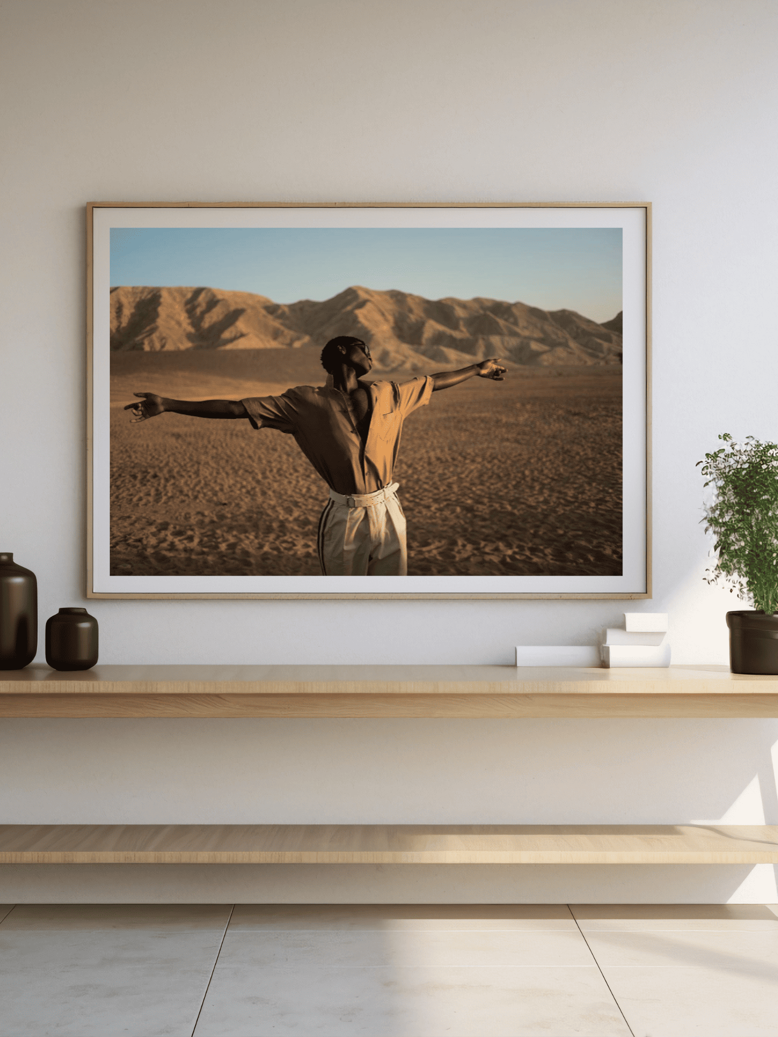 Alton Mason in the Al Faya Desert