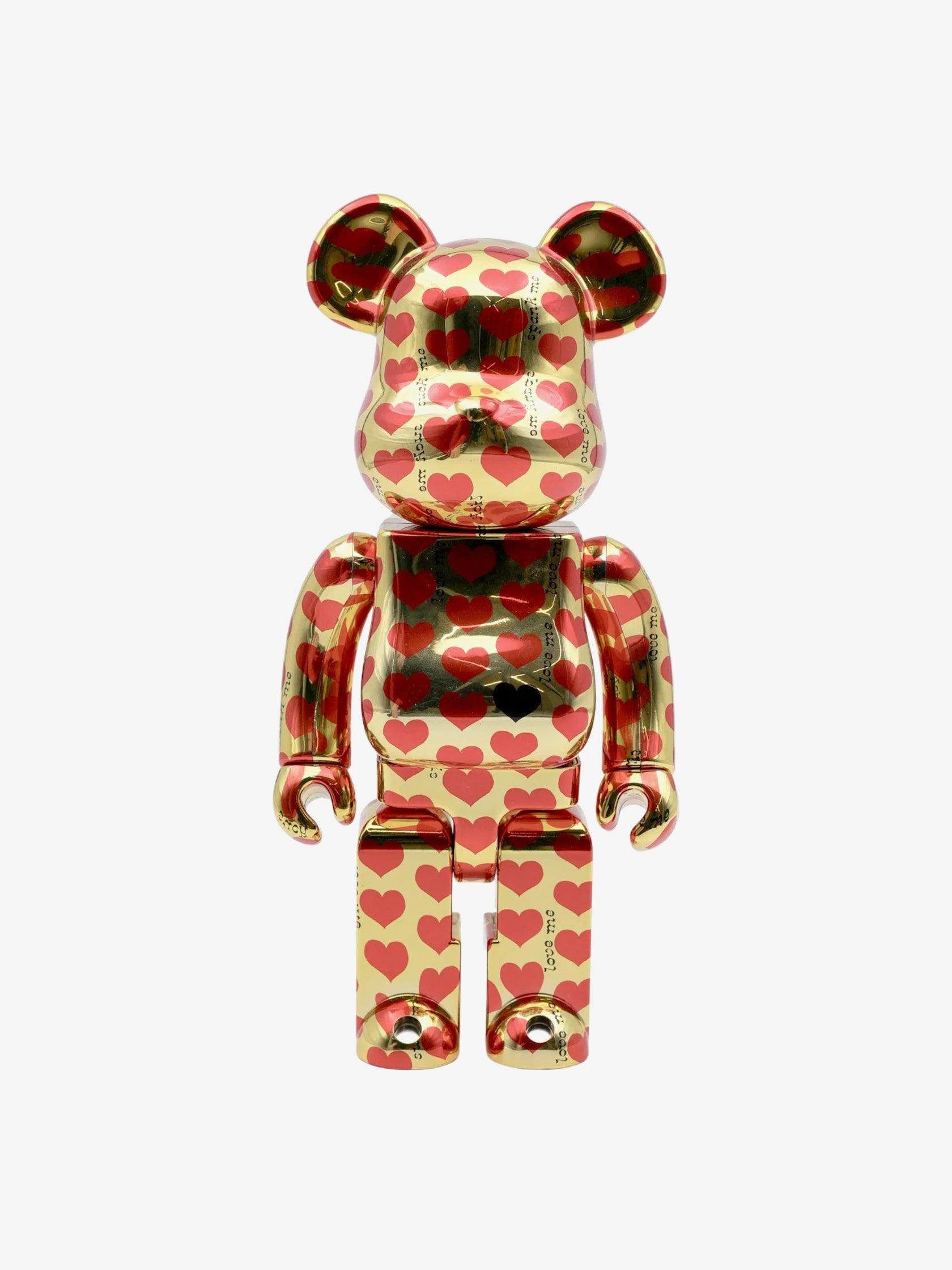 BE@RBRICK Headwax Org Gold Heart 400% + 100% by Medicom Toy - Mankovsky Gallery