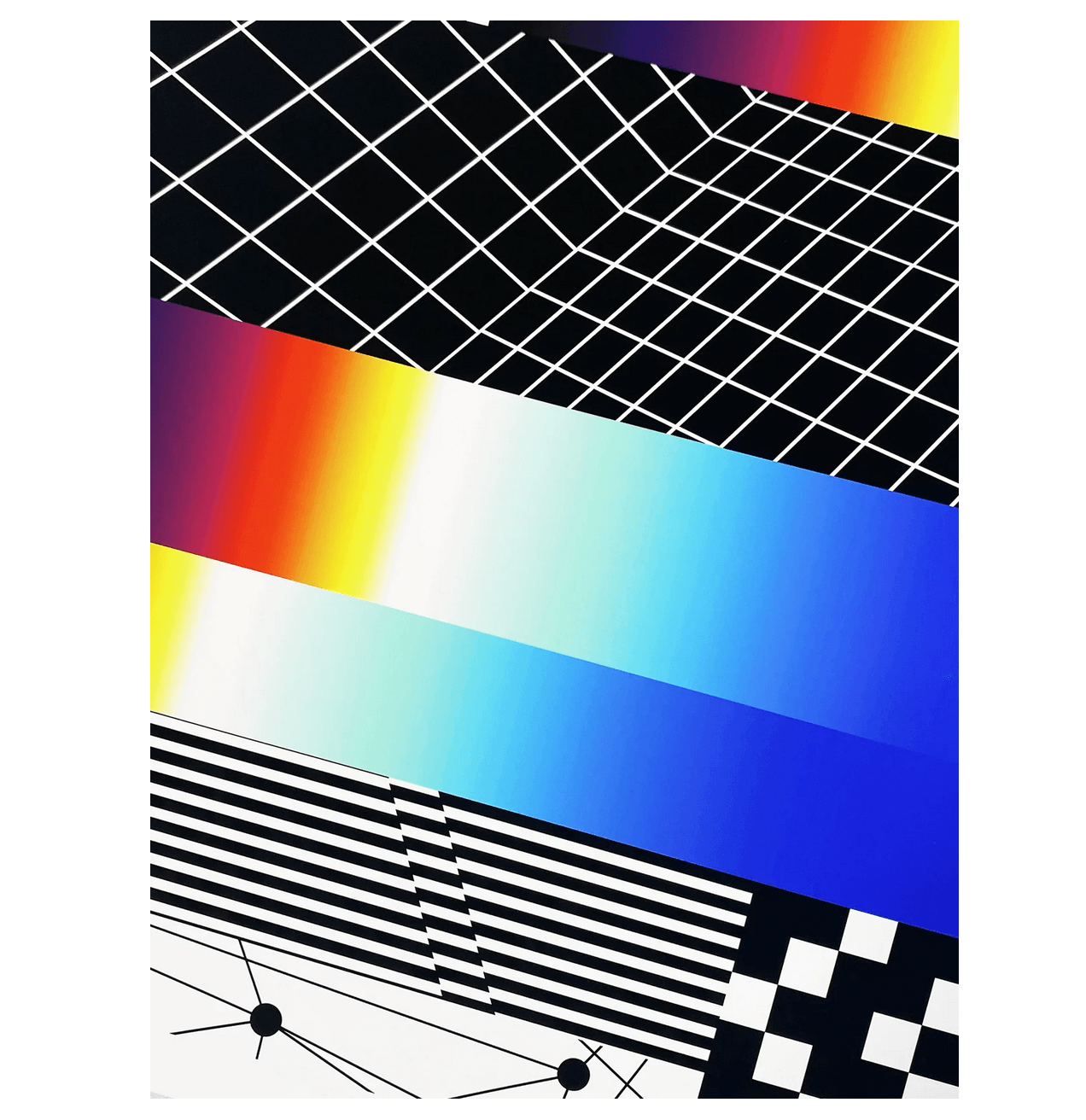 Felipe Pantone - Chromadynamica 21 - 11/250 (2020) by Felipe Pantone - Mankovsky Gallery