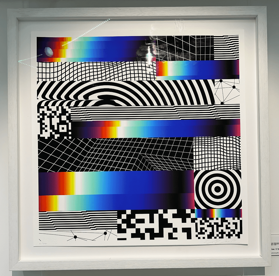 Felipe Pantone - Chromadynamica 21 - 11/250 (2020) by Felipe Pantone - Mankovsky Gallery