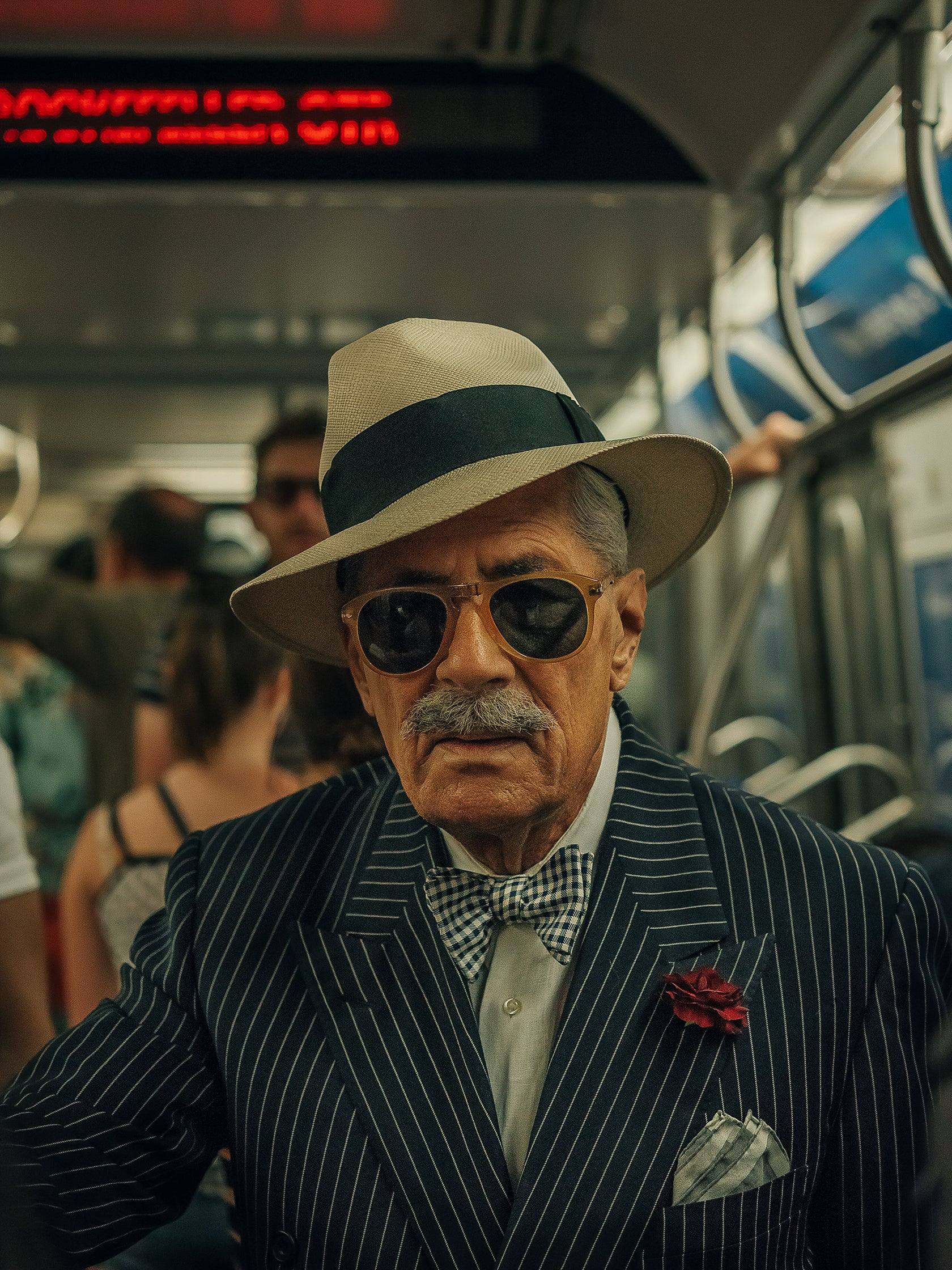 Domenico On Train by Daniel Featherstone - Mankovsky Gallery