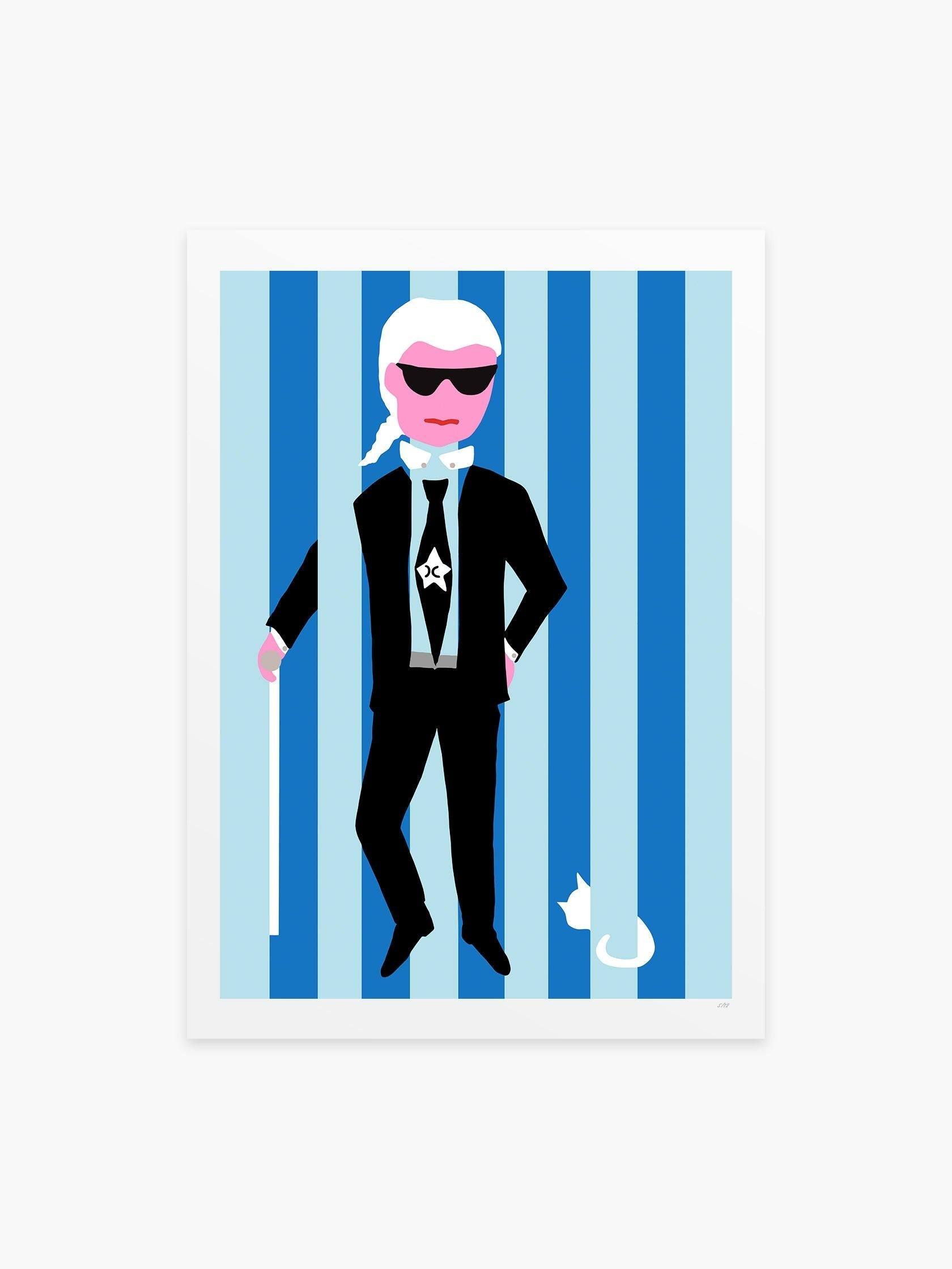 Karl Lagerfeld by Michael Hartfelder - Mankovsky Gallery
